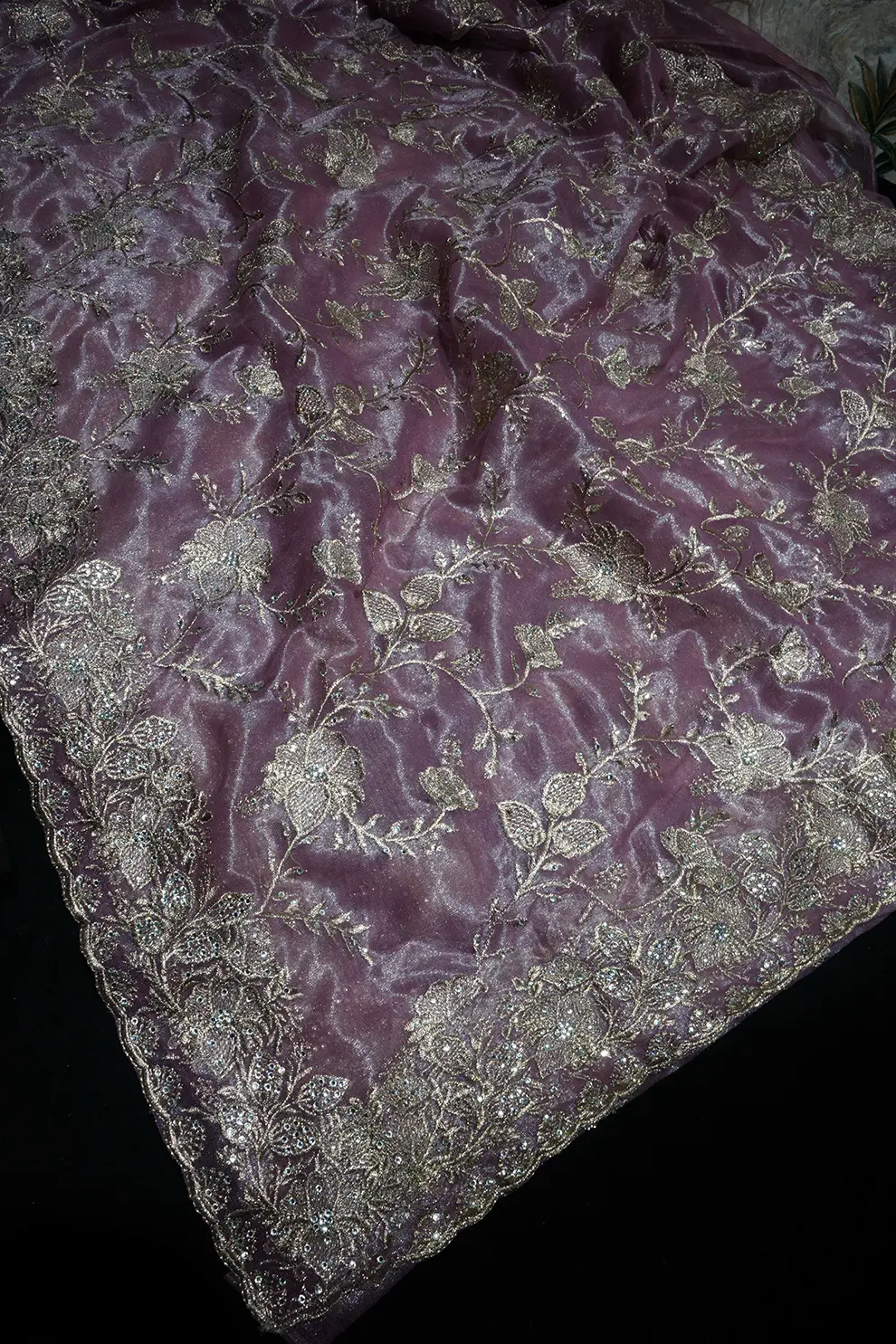 onion soft seemari Muslin Saree